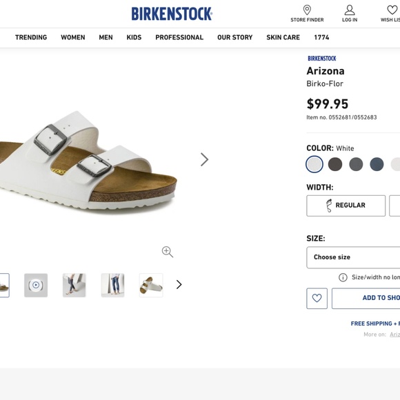 Birkenstock Sandals (Arizona) BRAND NEW!